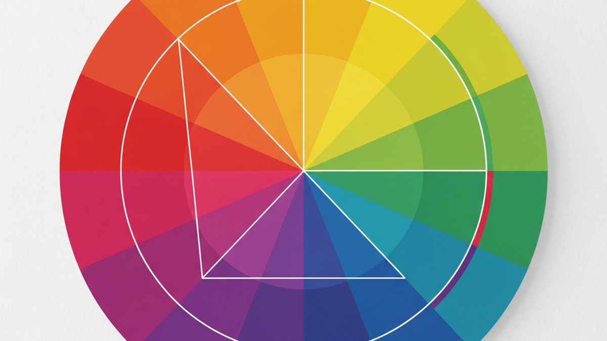 Bánh xe màu sắc nguyên tắc phối màu cơ bản