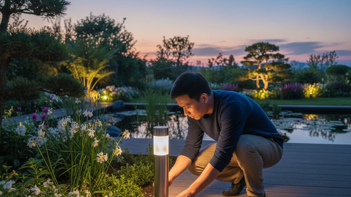 Kiểm tra đèn LED sân vườn WPC