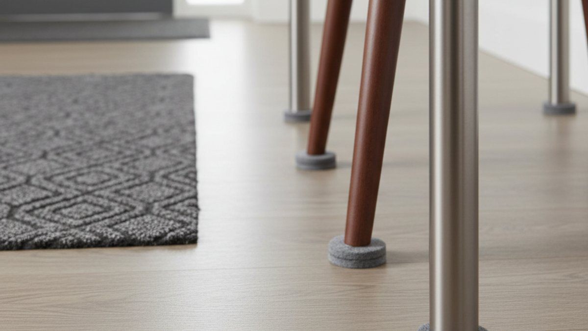 Miếng đệm chân bàn ghế và thảm chùi chân