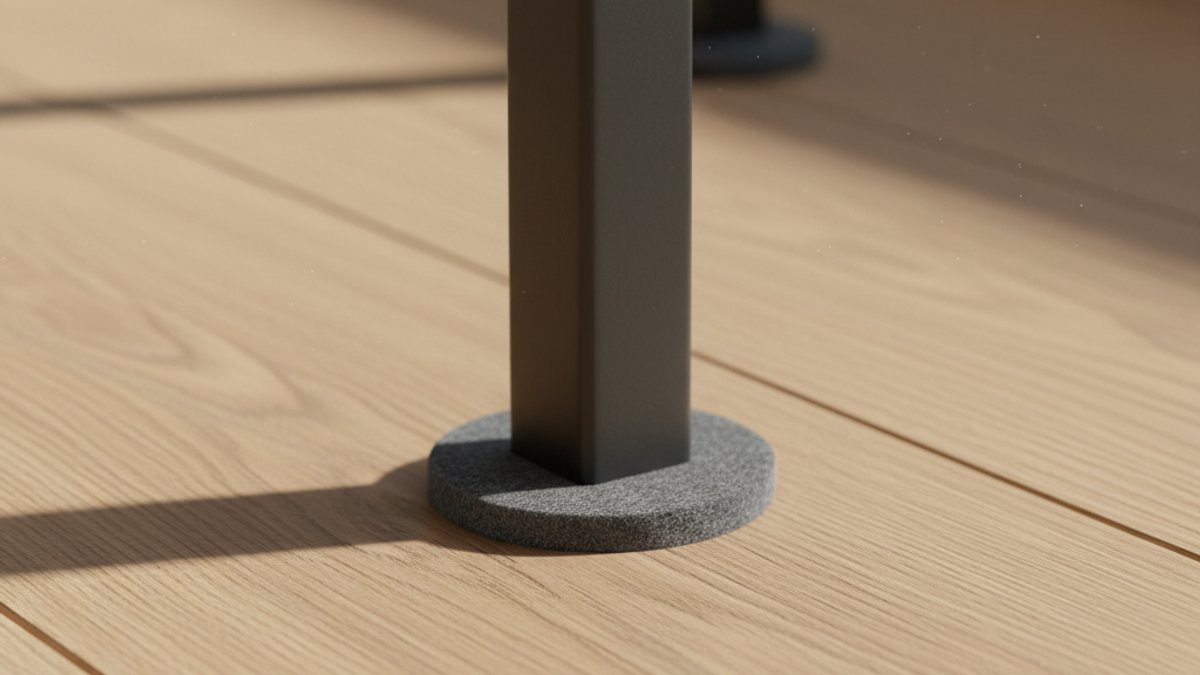 Miếng đệm nỉ gắn dưới chân bàn bảo vệ sàn gỗ