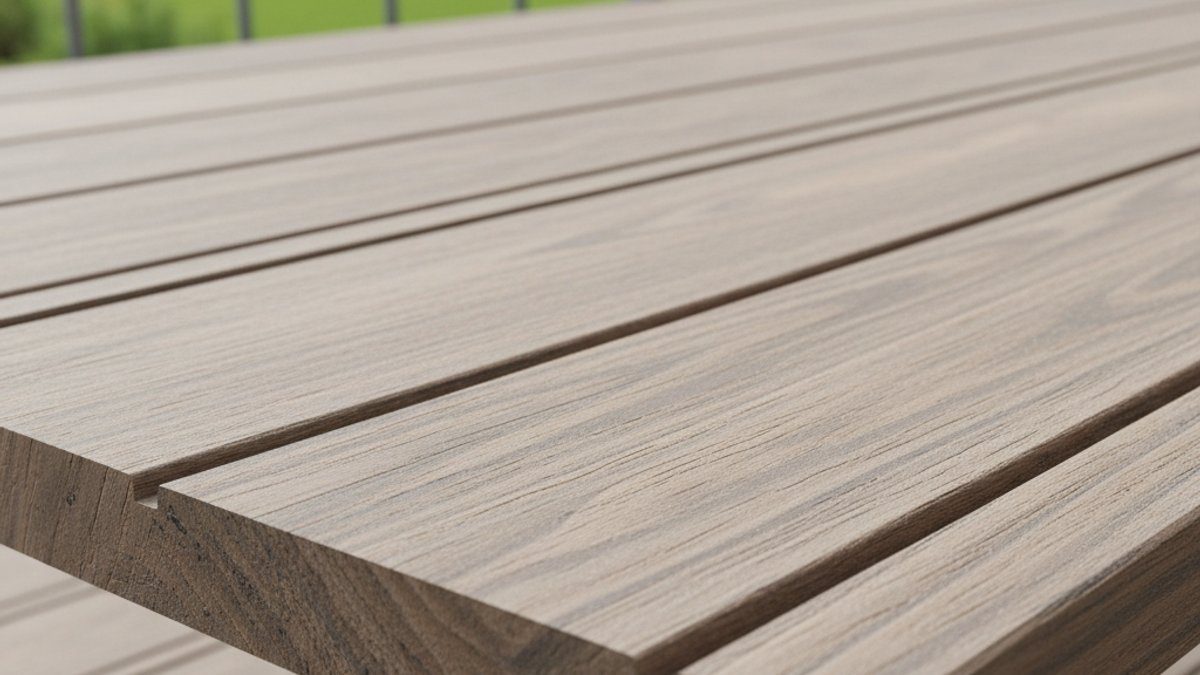Cận cảnh vân gỗ nhựa WPC chống nước ngoài trời