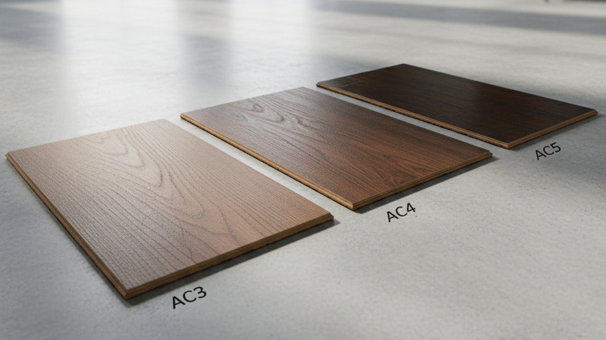 So sánh các cấp độ bền AC3 AC4 AC5 của sàn gỗ