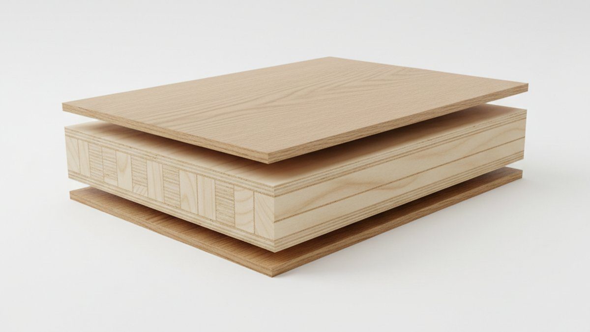 Mặt cắt ngang cấu tạo sàn gỗ kỹ thuật