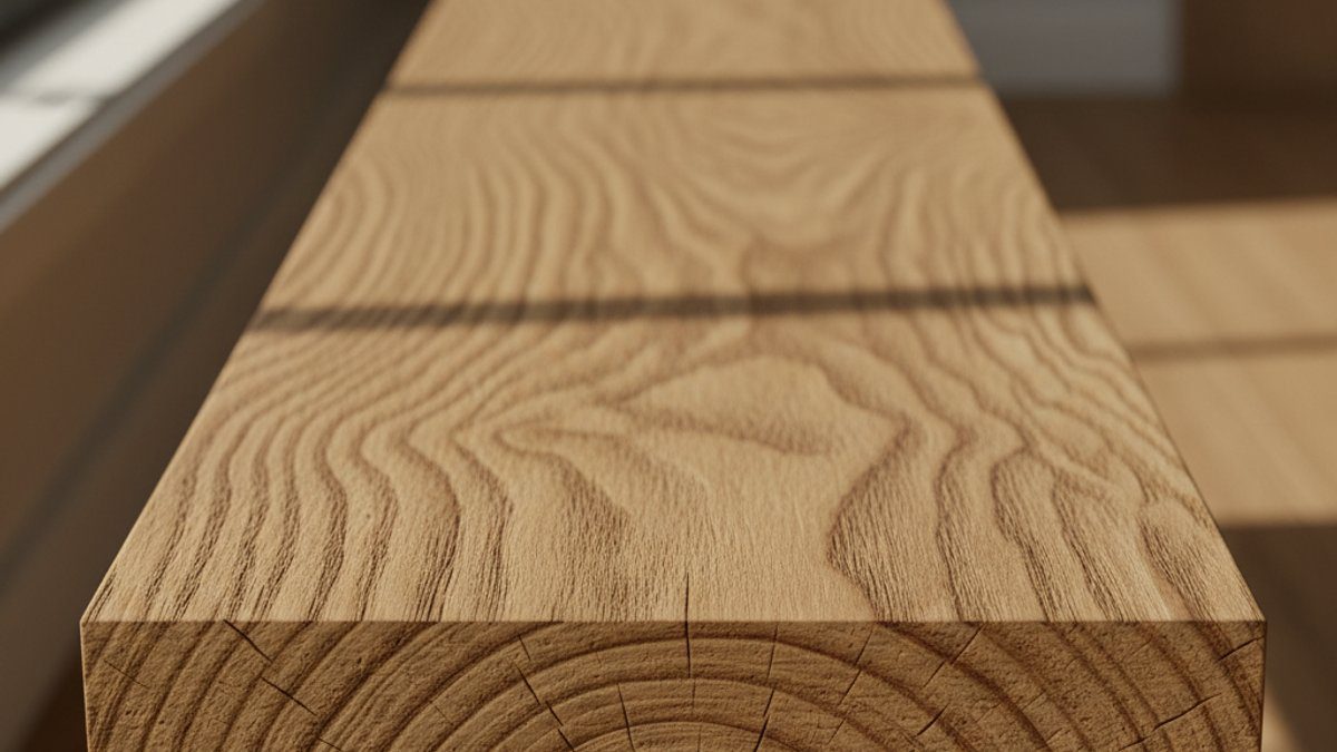 Cấu tạo và vân gỗ tự nhiên của một tấm ván sàn