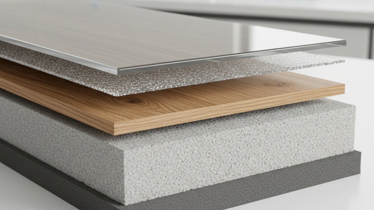 Hình ảnh cấu tạo chi tiết sàn nhựa SPC