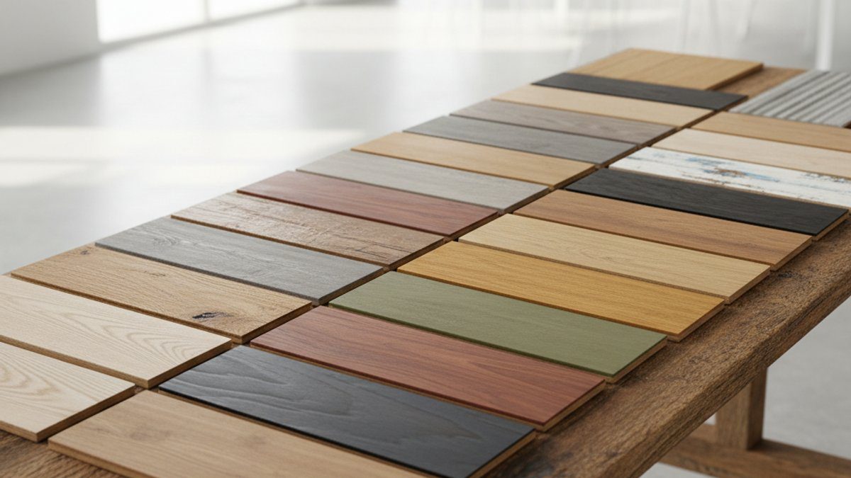 Các mẫu sàn gỗ nhựa WPC với nhiều màu sắc và vân gỗ