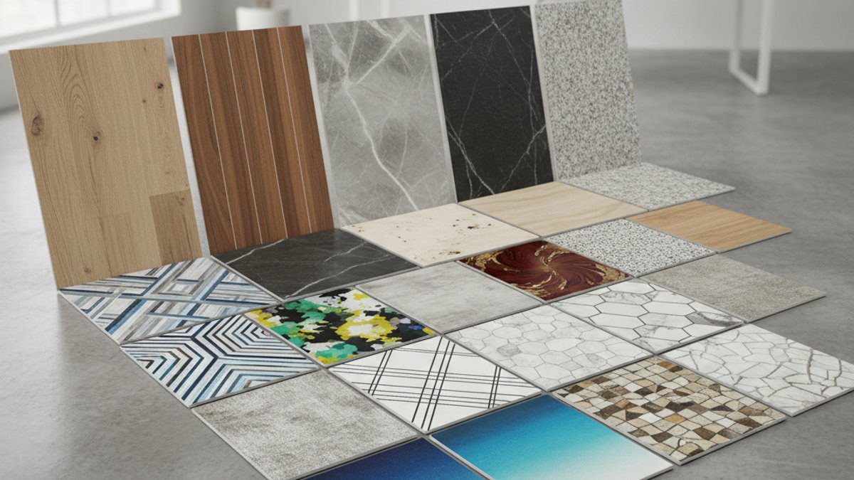 Các mẫu sàn nhựa SPC với nhiều vân khác nhau