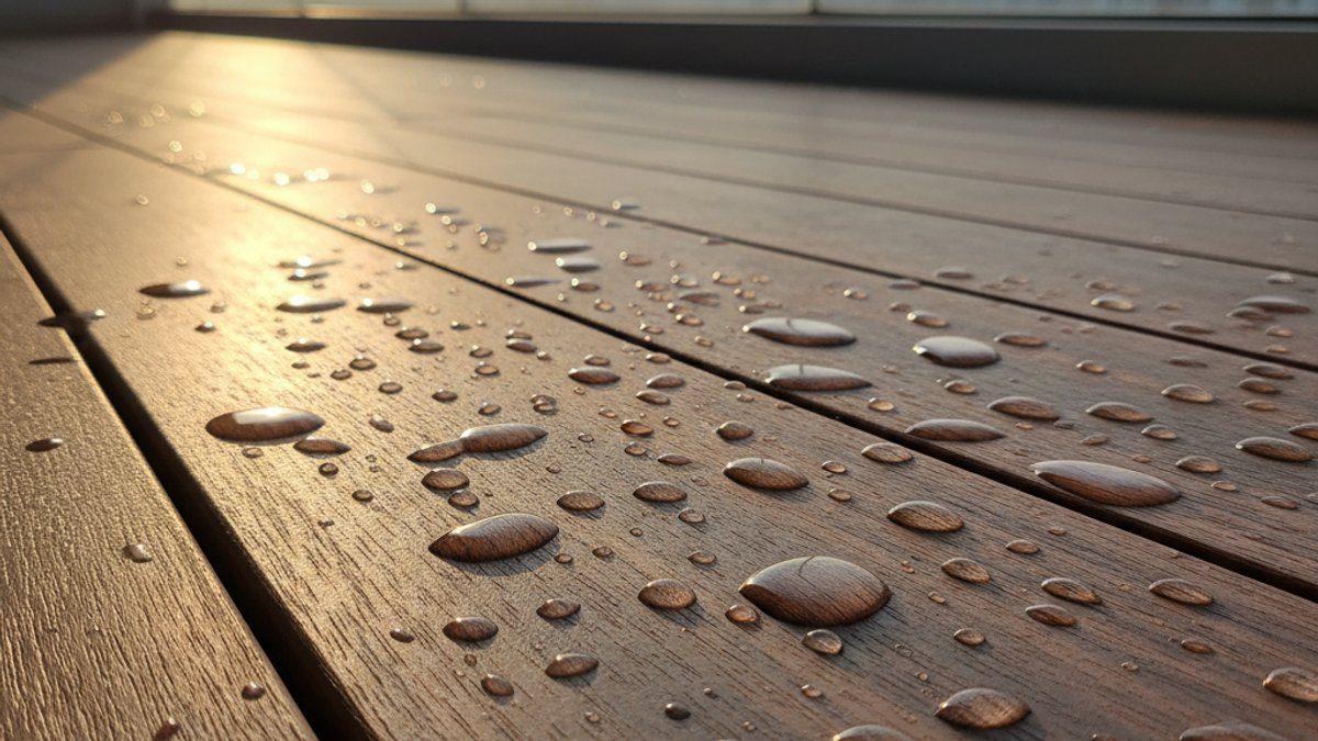 Sàn gỗ nhựa WPC chống nước trên ban công