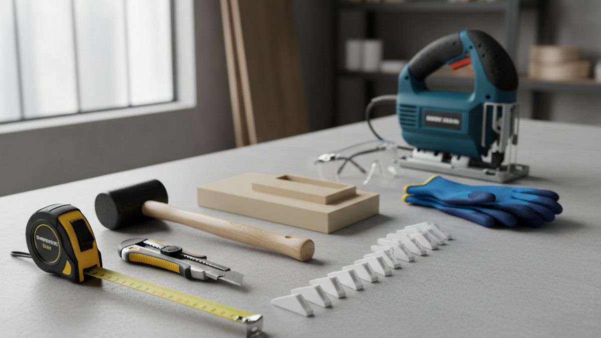 Bộ dụng cụ cần thiết lắp đặt sàn gỗ