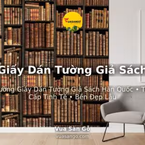Giấy Dán Tường Giả Sách