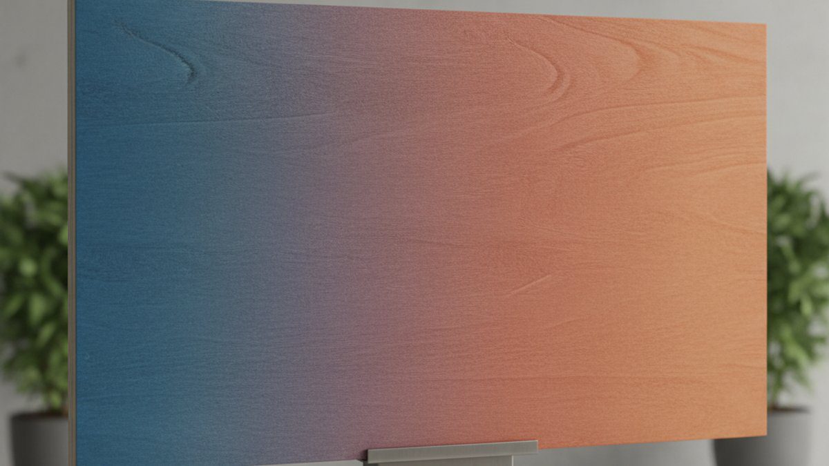 Mẫu gỗ xi măng sơn hiệu ứng ombre