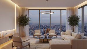 Sàn gỗ tự nhiên cao cấp phòng khách sang trọng