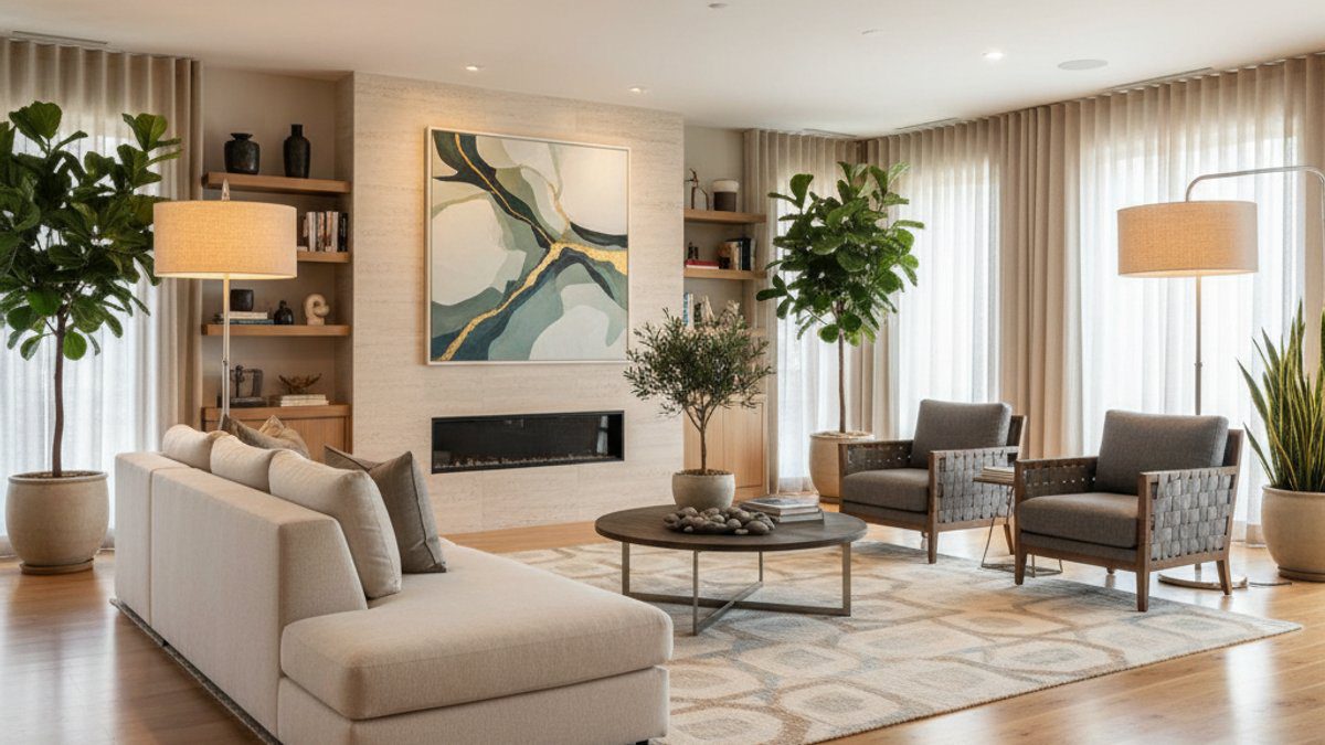 Không gian sống hài hòa với sàn nhà phong thủy