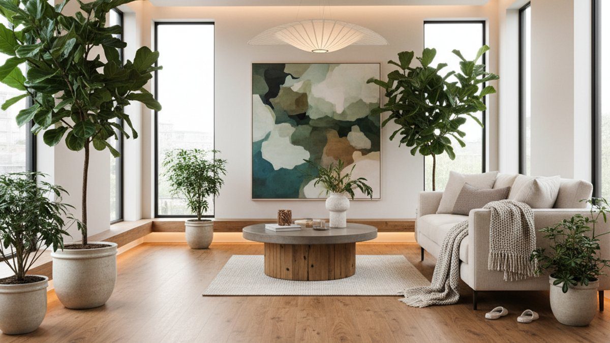 Nội thất hiện đại sàn nhựa đẹp