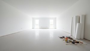 Mặt bằng sàn nhà được chuẩn bị kỹ lưỡng trước khi thi công