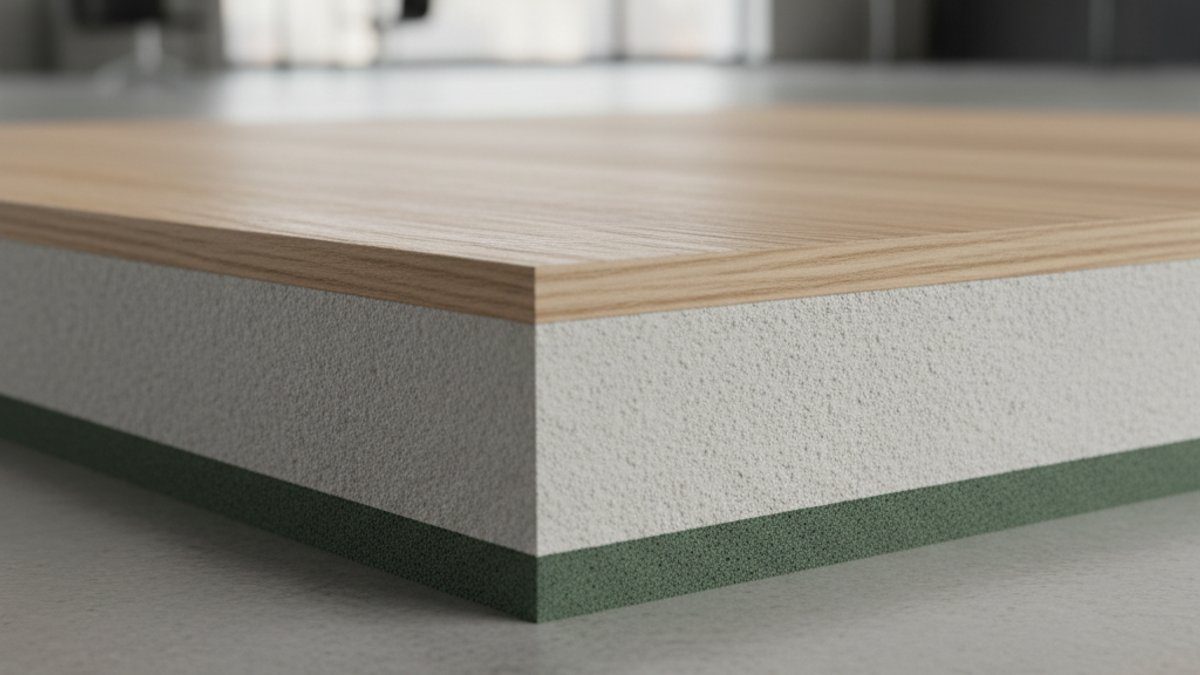 Cấu tạo sàn nhựa SPC với lõi đá vôi cứng cáp