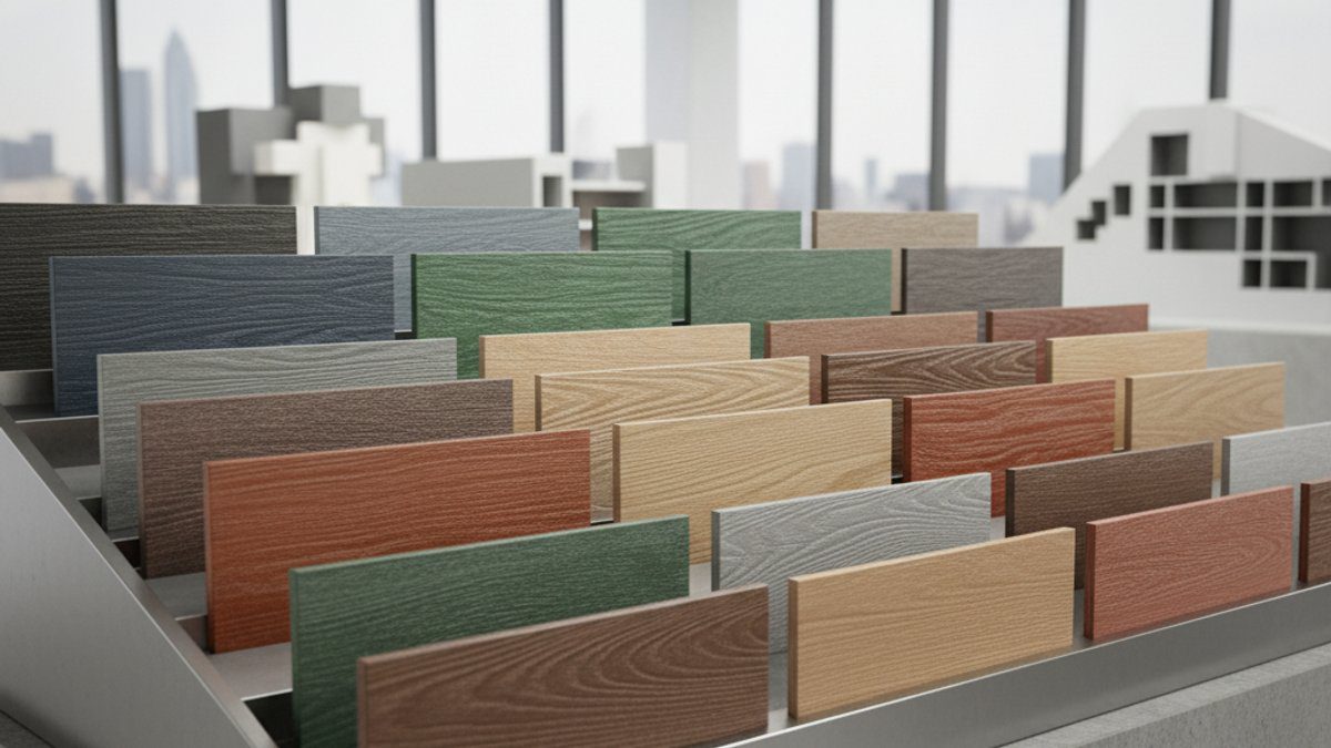 Mẫu sàn gỗ nhựa WPC với nhiều màu sắc