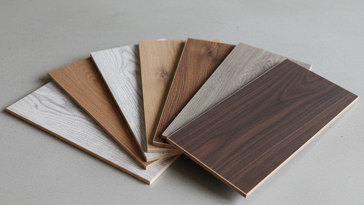 Các mẫu sàn gỗ công nghiệp với vân gỗ và màu sắc đa dạng