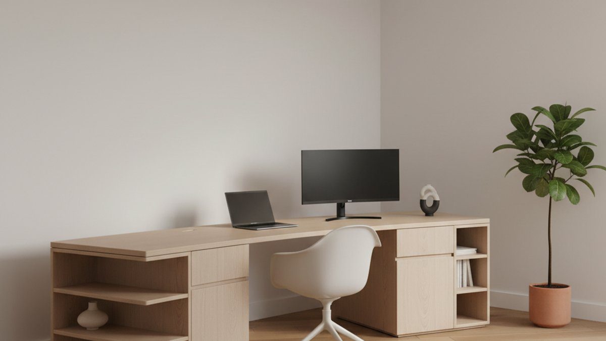 Nội thất đa năng tối giản, gọn gàng