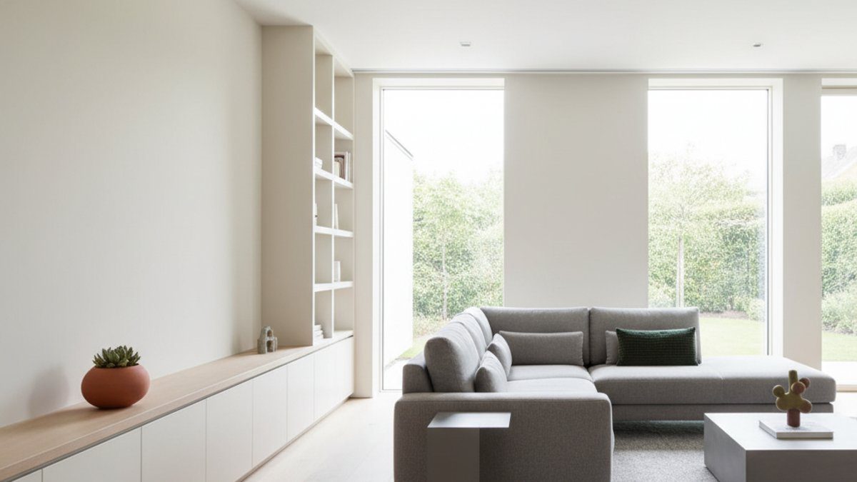 Nội thất tối giản phối màu 60-30-10