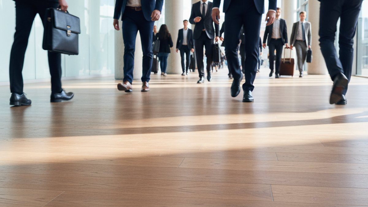 Sàn gỗ công nghiệp chịu mài mòn tốt ở khu vực đi lại nhiều