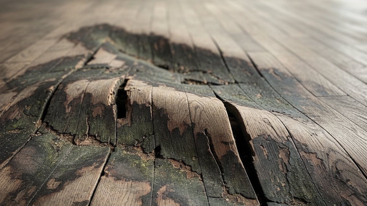 Sàn gỗ bị cong vênh, phồng rộp do chuẩn bị mặt bằng kém