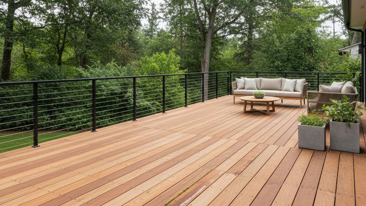 Sàn gỗ tự nhiên truyền thống cho không gian ngoại thất