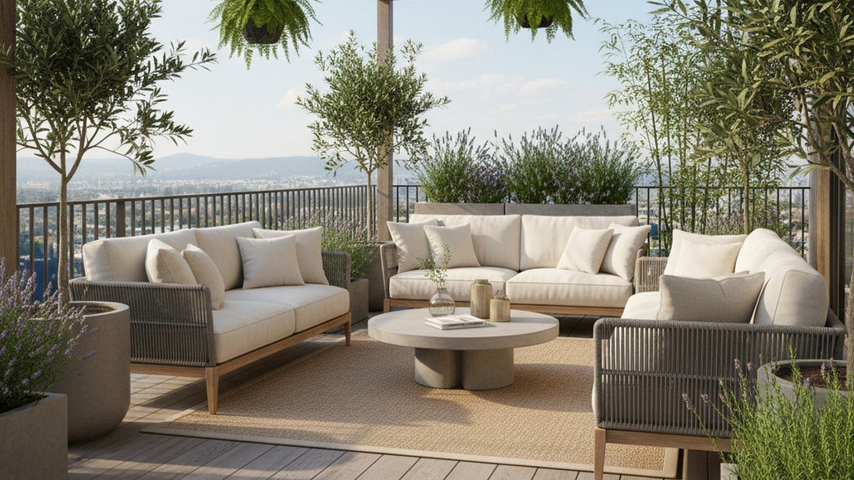 Ứng dụng gỗ xi măng cho sàn và lan can ngoại thất