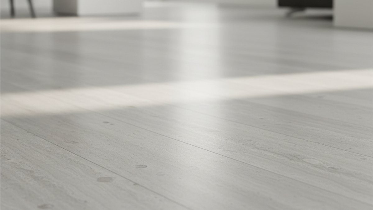 Sàn nhựa giả đá trắng sang trọng cho mệnh Kim