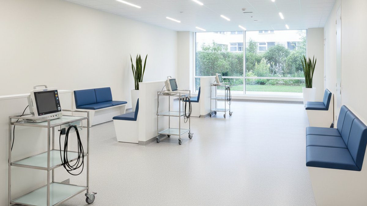 Sàn nhựa SPC trong bệnh viện