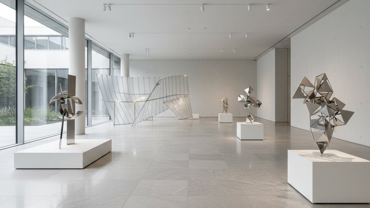 Sàn nhựa SPC trong không gian triển lãm