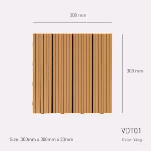 Vỉ Gỗ Nhựa Ngoài Trời VDT01-Wood