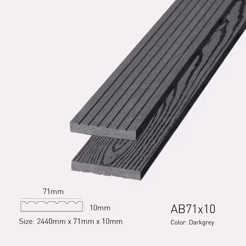 Gỗ Nhựa Awood AB71x10-Darkgrey Gỗ Nhựa Awood AB71x10-Darkgrey