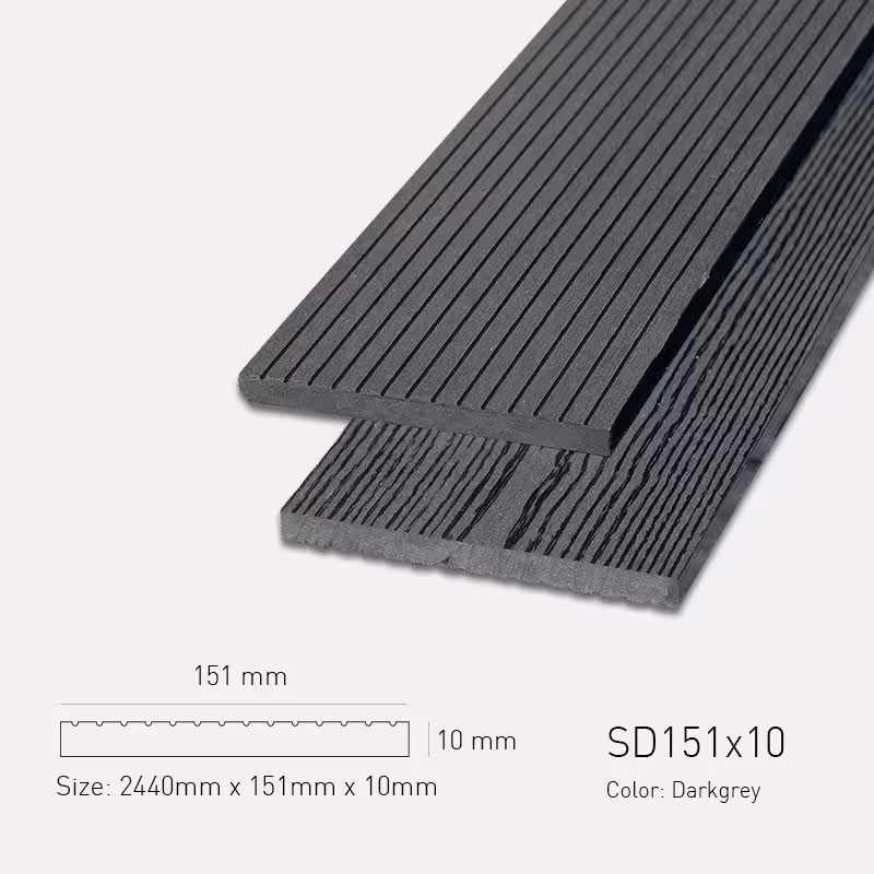 Gỗ Nhựa Awood SD151x10-Darkgrey Gỗ Nhựa Awood SD151x10-Darkgrey
