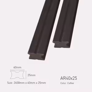Thanh Đà Gỗ Nhựa Awood R40x25-Coffee