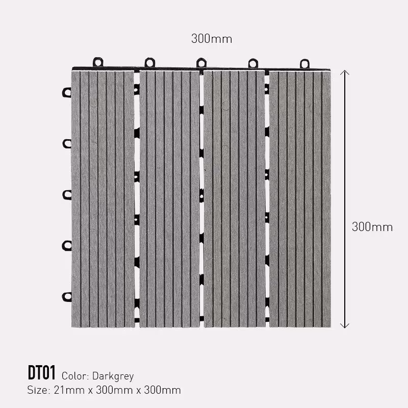 Vỉ Gỗ Nhựa Ngoài Trời DT01-Darkgrey Vỉ Gỗ Nhựa Ngoài Trời DT01-Darkgrey