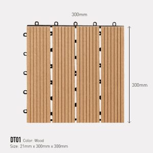Vỉ Gỗ Nhựa Ngoài Trời DT01-Wood
