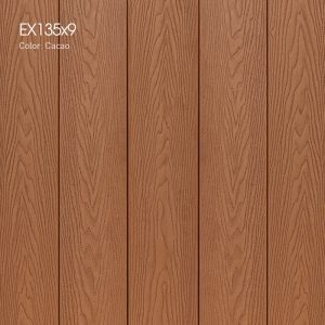 Gỗ Nhựa Ngoài Trời Exwood 3D EX135 Cacao