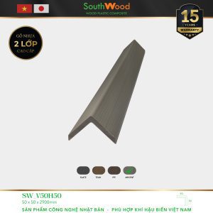 Gỗ nhựa ngoài trời South Wood SW-V50H50-Argent