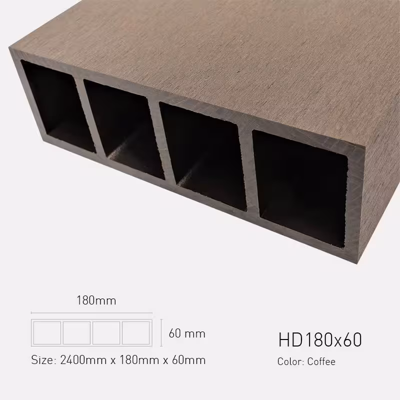 Lam Gỗ Nhựa Ngoài Trời TPWood HD180x60-Coffee Lam Gỗ Nhựa Ngoài Trời TPWood HD180x60-Coffee