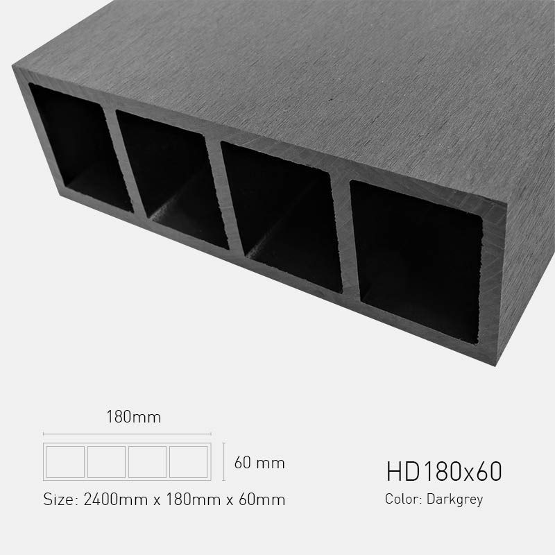 Lam Gỗ Nhựa Ngoài Trời TPWood HD180x60-Darkgrey Lam Gỗ Nhựa Ngoài Trời TPWood HD180x60-Darkgrey