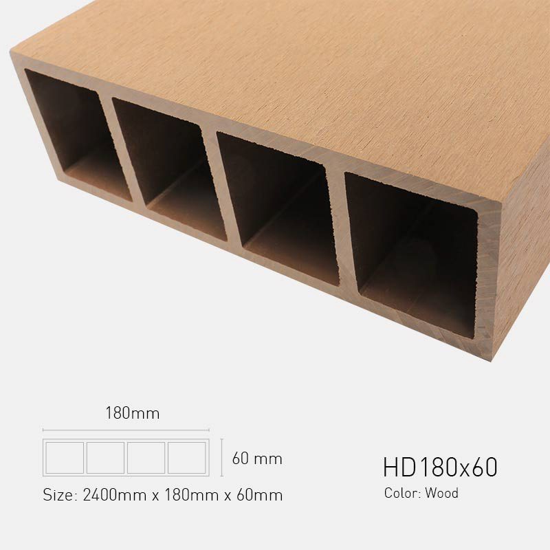 Lam Gỗ Nhựa Ngoài Trời TPWood HD180x60-Wood Lam Gỗ Nhựa Ngoài Trời TPWood HD180x60-Wood