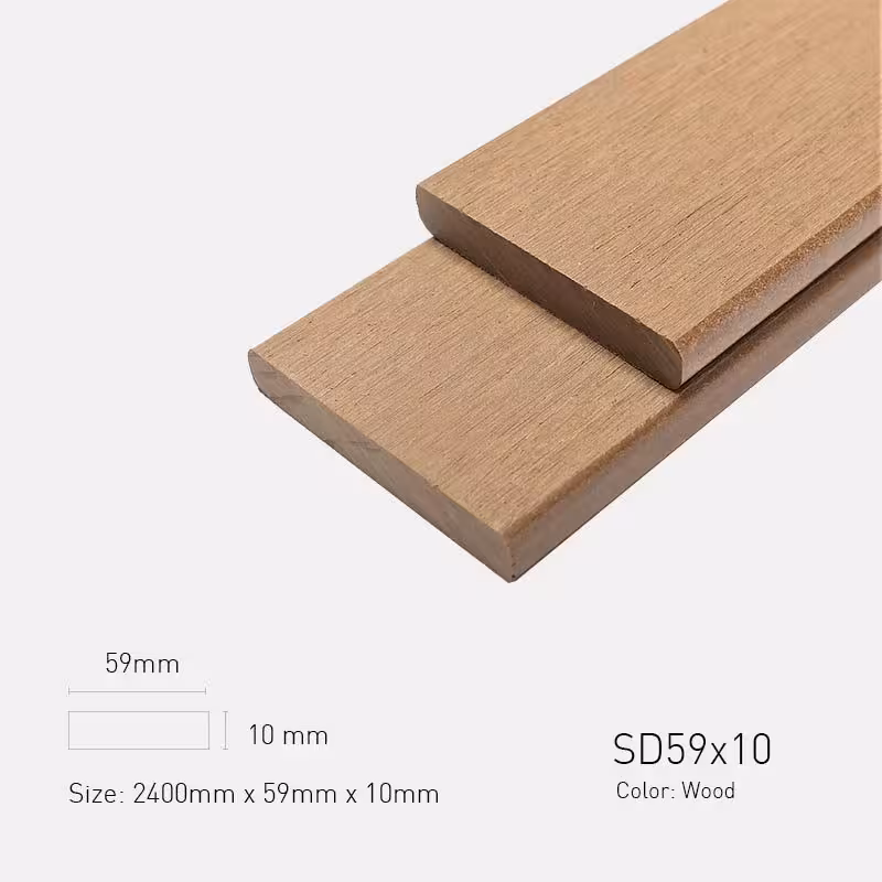 Lam Gỗ Nhựa Ngoài Trời TPWood SD59x10-Wood Lam Gỗ Nhựa Ngoài Trời TPWood SD59x10-Wood