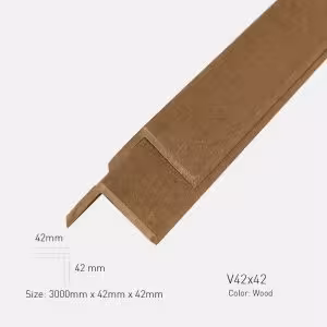 Thanh Nẹp V Gỗ Nhựa TPWood V42x42-Wood