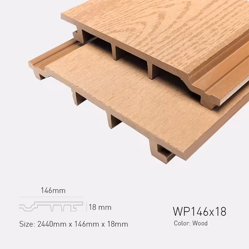 Gỗ Nhựa Ngoài Trời TPWood WP146x18-Wood Gỗ Nhựa Ngoài Trời TPWood WP146x18-Wood