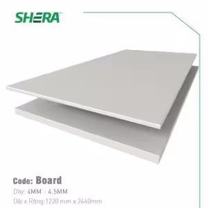 Tấm Gỗ Xi Măng Nhân Tạo Cemboard Ốp Trần 4mm, 4.5mm