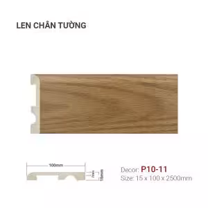 Len Chân Tường Nhựa Cao 100mm P10-11