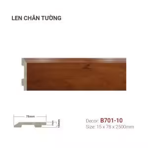 Len Chân Tường Nhựa Cao 78mm B701-10