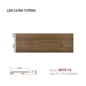 Len Chân Tường Nhựa Cao 79mm SK79-16