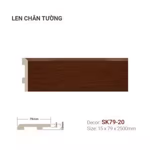 Len Chân Tường Nhựa Cao 79mm SK79-20